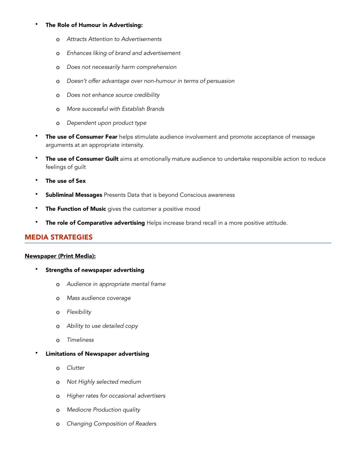 Integrated Marketing Communications Study Notes - Page 15