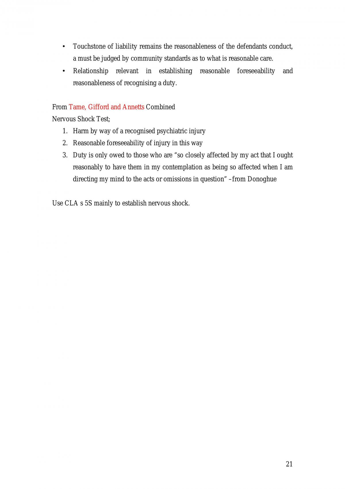 A Full Set Of Extremly Simple And Striaghtforward Torts Notes - Page 21