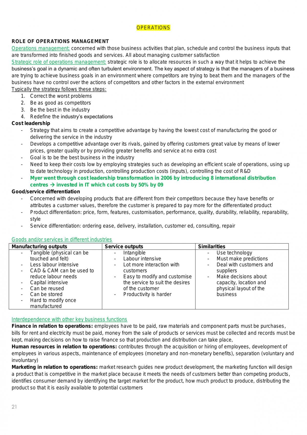 Complete Business Studies Notes - Page 21