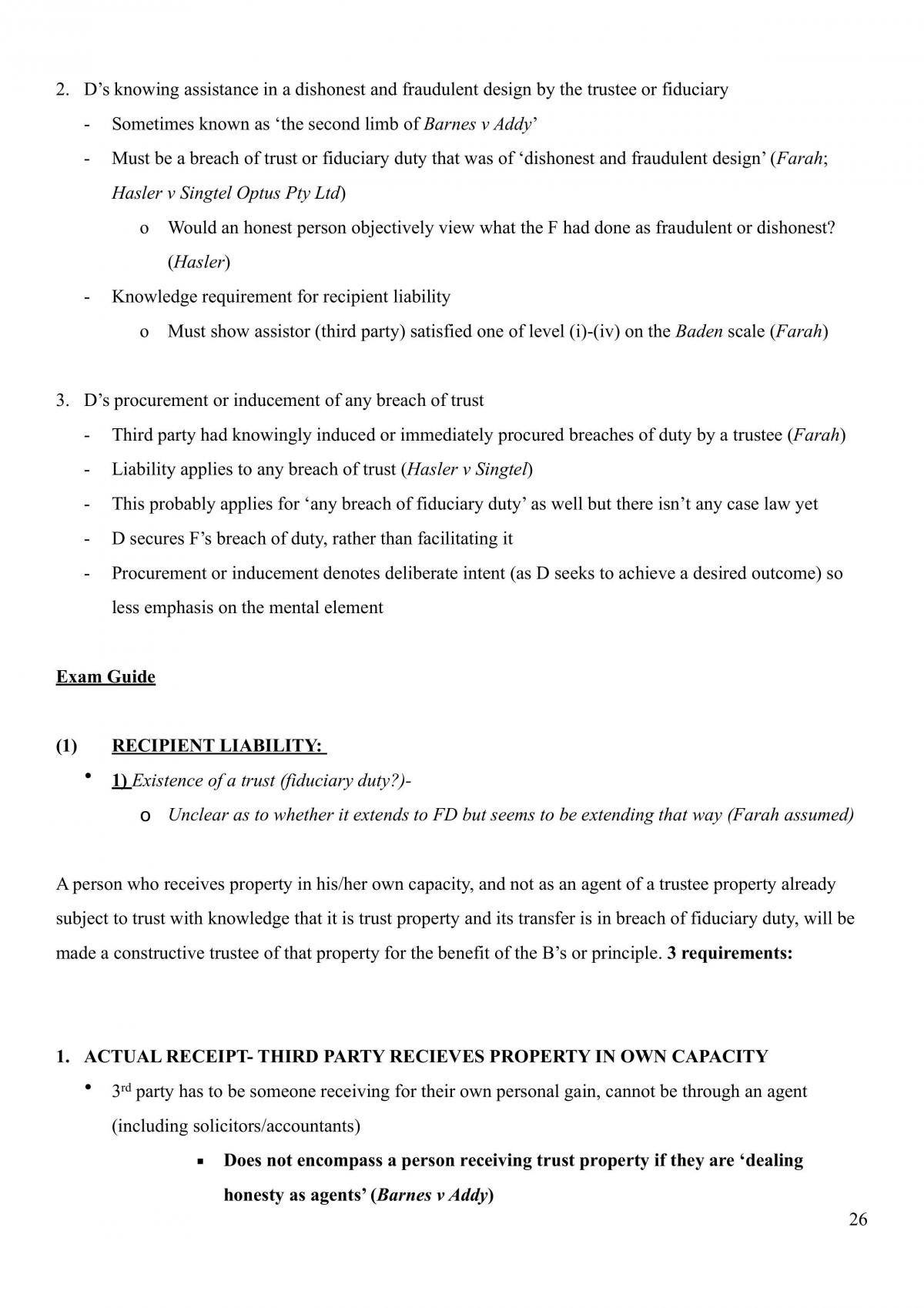Equity and Trusts Notes - Page 26