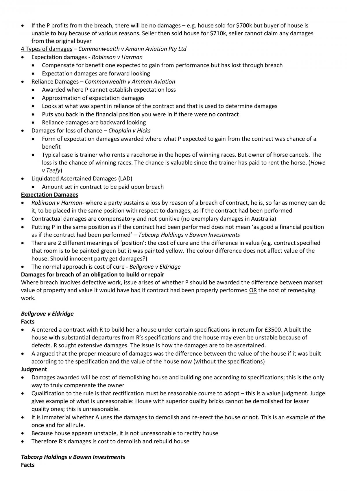 Contracts Exam Notes - Page 36