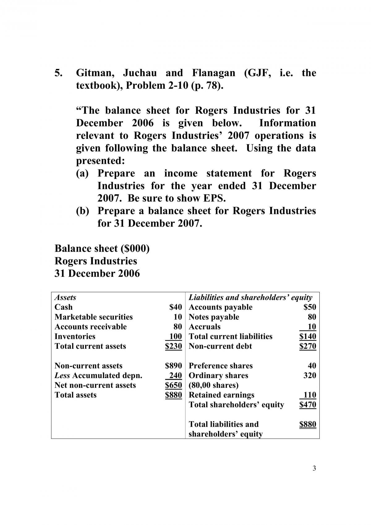Solutions To Tutorial Questions - Page 3