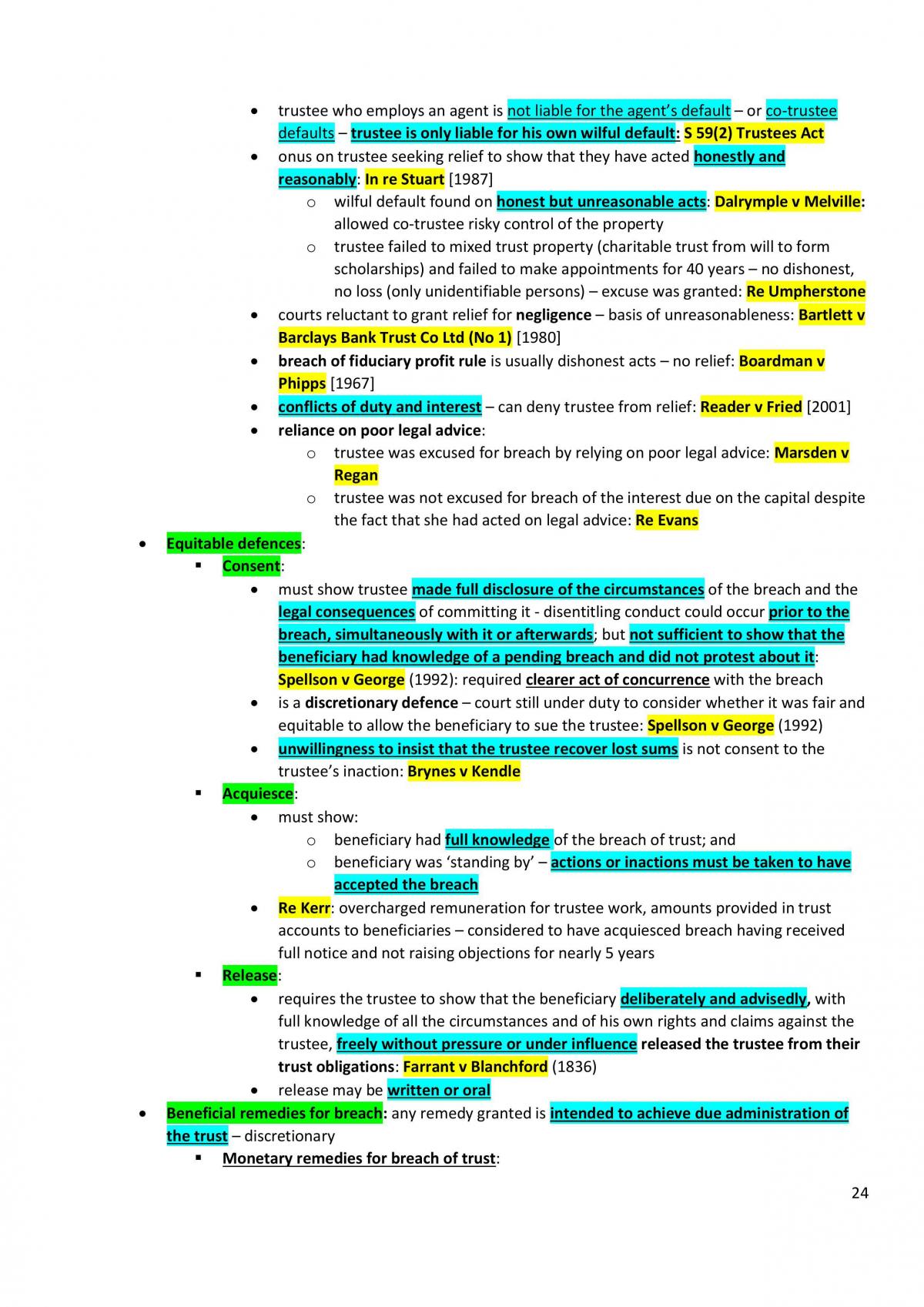 LAWS2385 Final Notes Summarised - Page 24