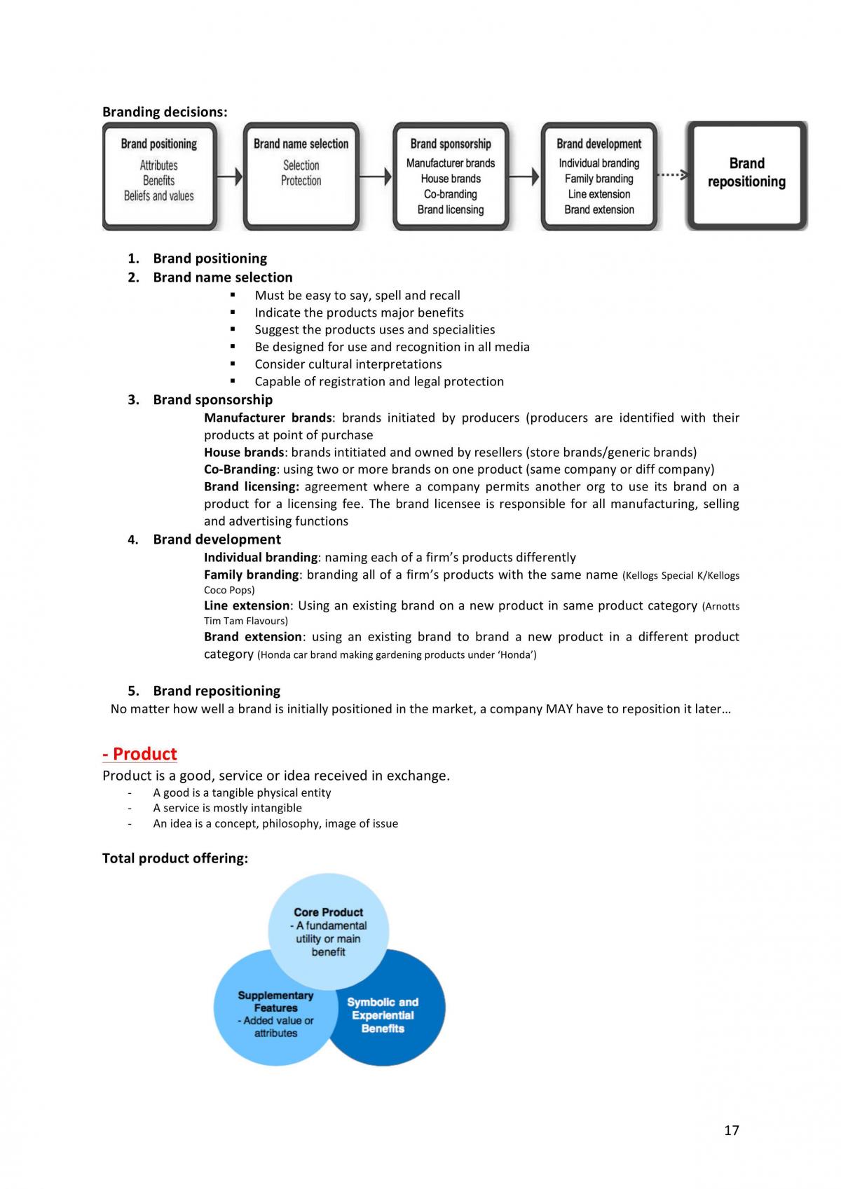 In Depth Marketing MKC1200 Exam Notes - Page 17