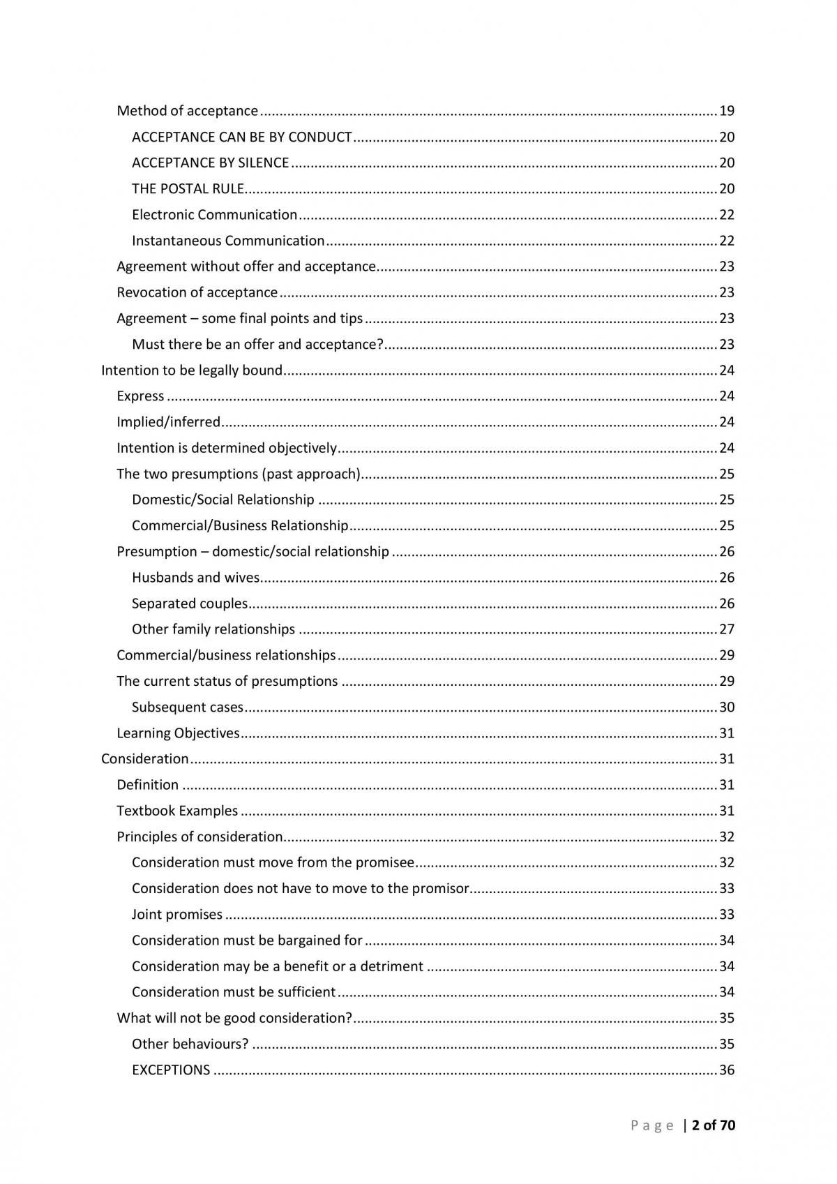 Contracts 1 - Semester 1 2015 Full Notes - Page 2