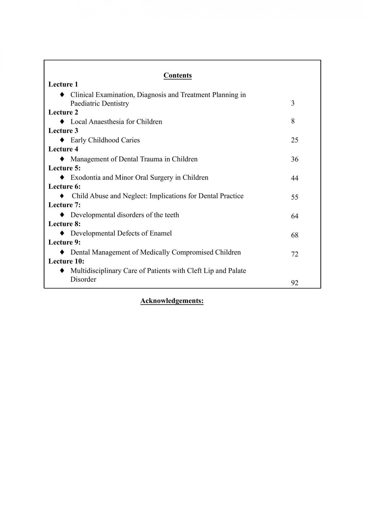 DENT7400 - Paediatric Dentistry Notes - Page 2
