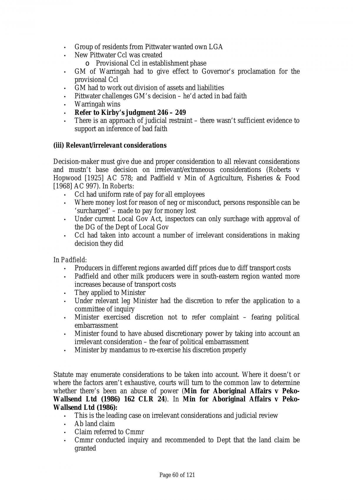 A Set Of Detailed Admin Law Notes - Page 60