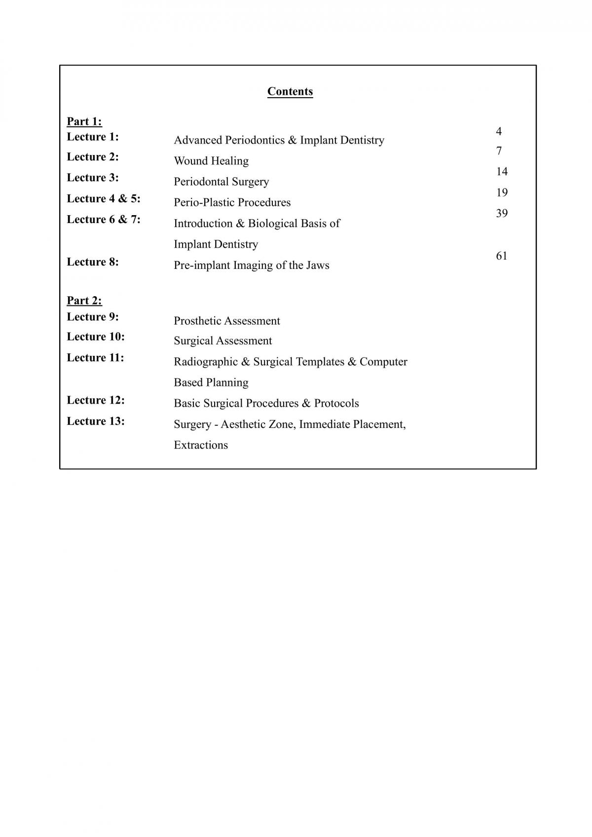 Periodontology and Implantology Semester 1  - Page 2