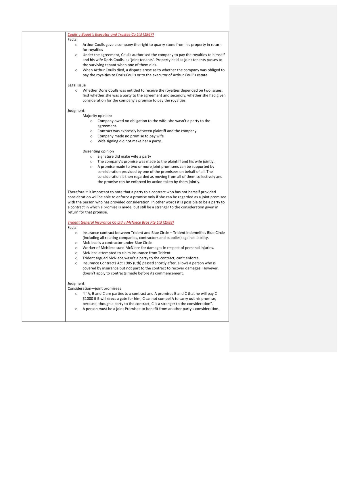 Contract Law Notes - Page 20