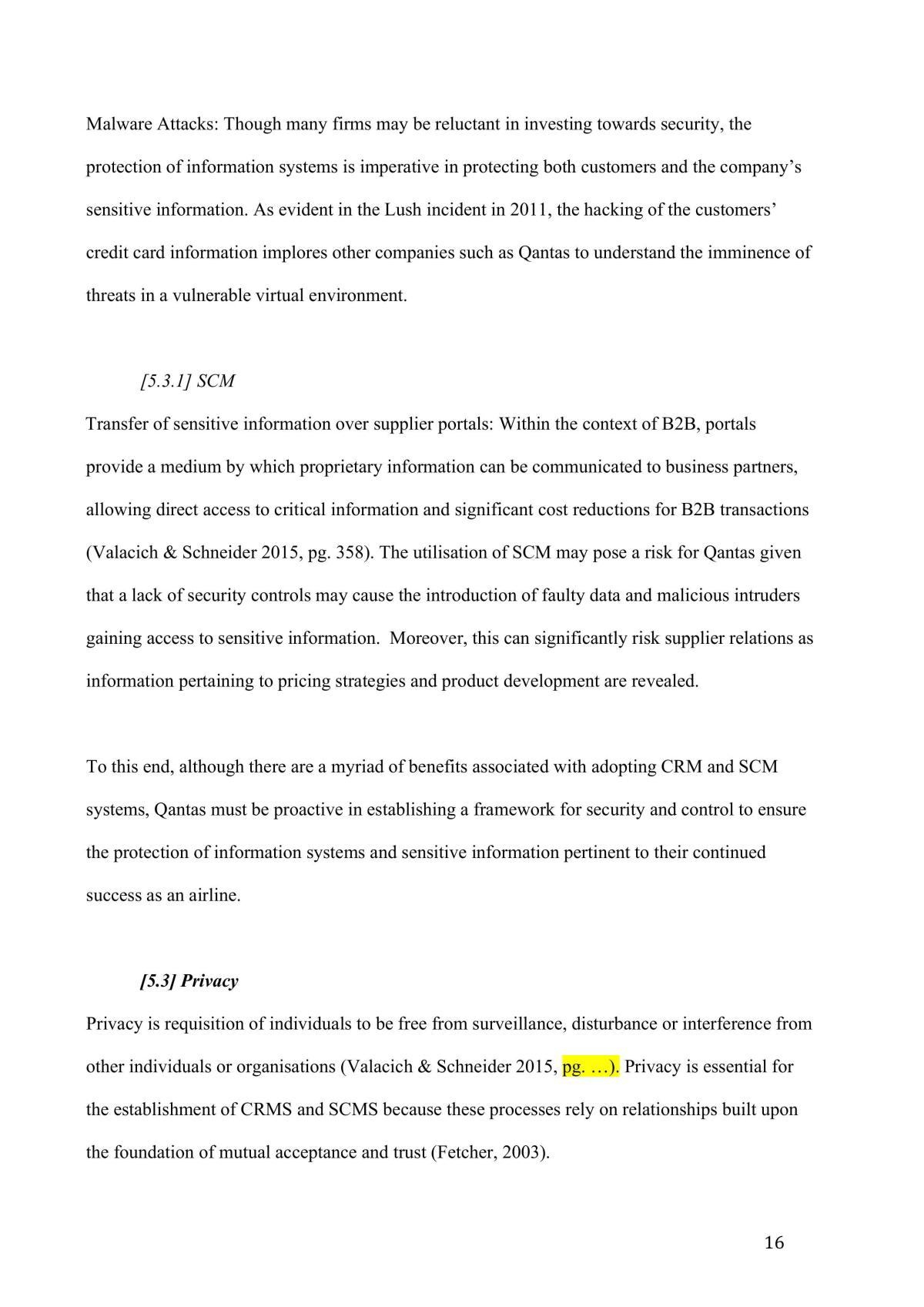INFS1602- Assignment B - Page 16