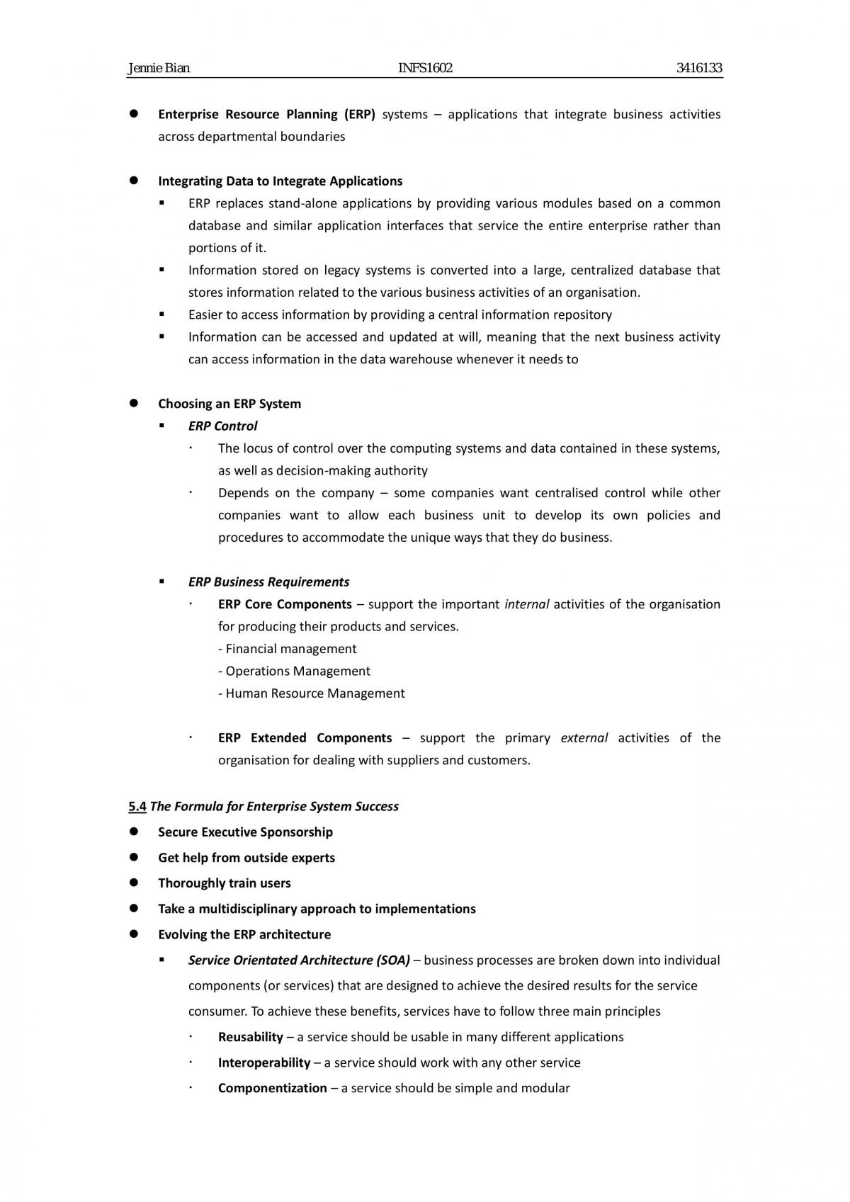 INFS1062 Complete Notes - Page 28