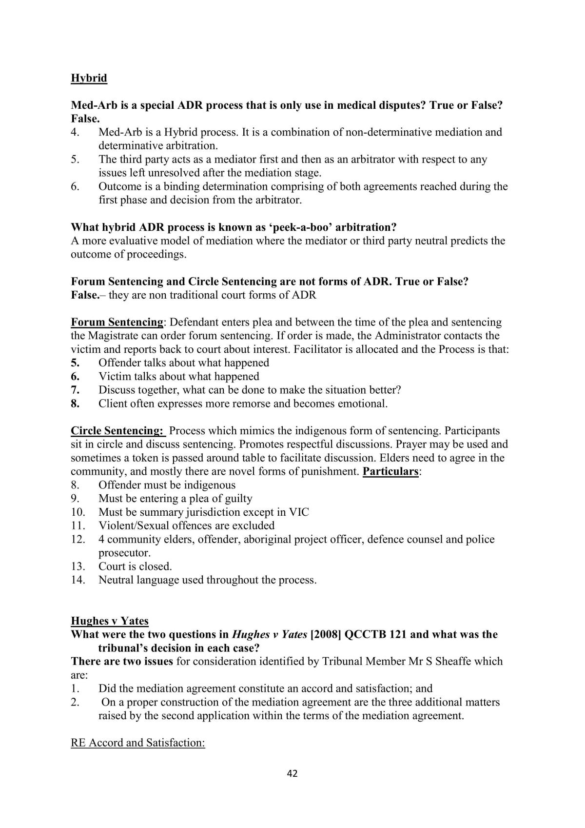 ADR Complete Exam Notes - Page 42