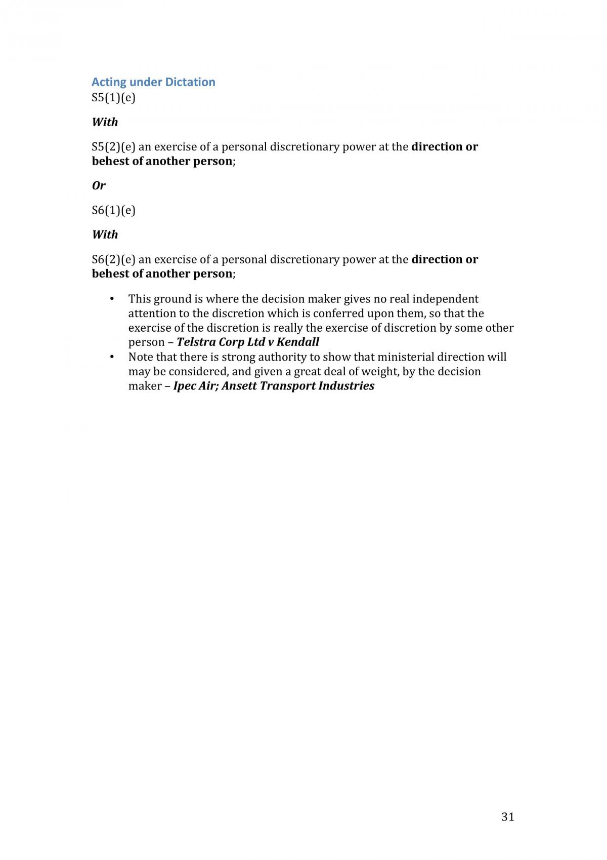 Long Administrative Law Notes With Table Of Contents - Page 35