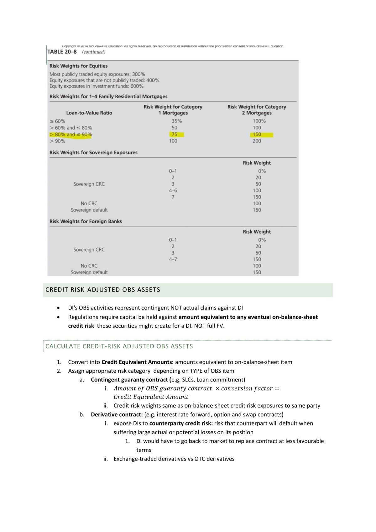 Complete Study Notes of FINS3630 - Page 23