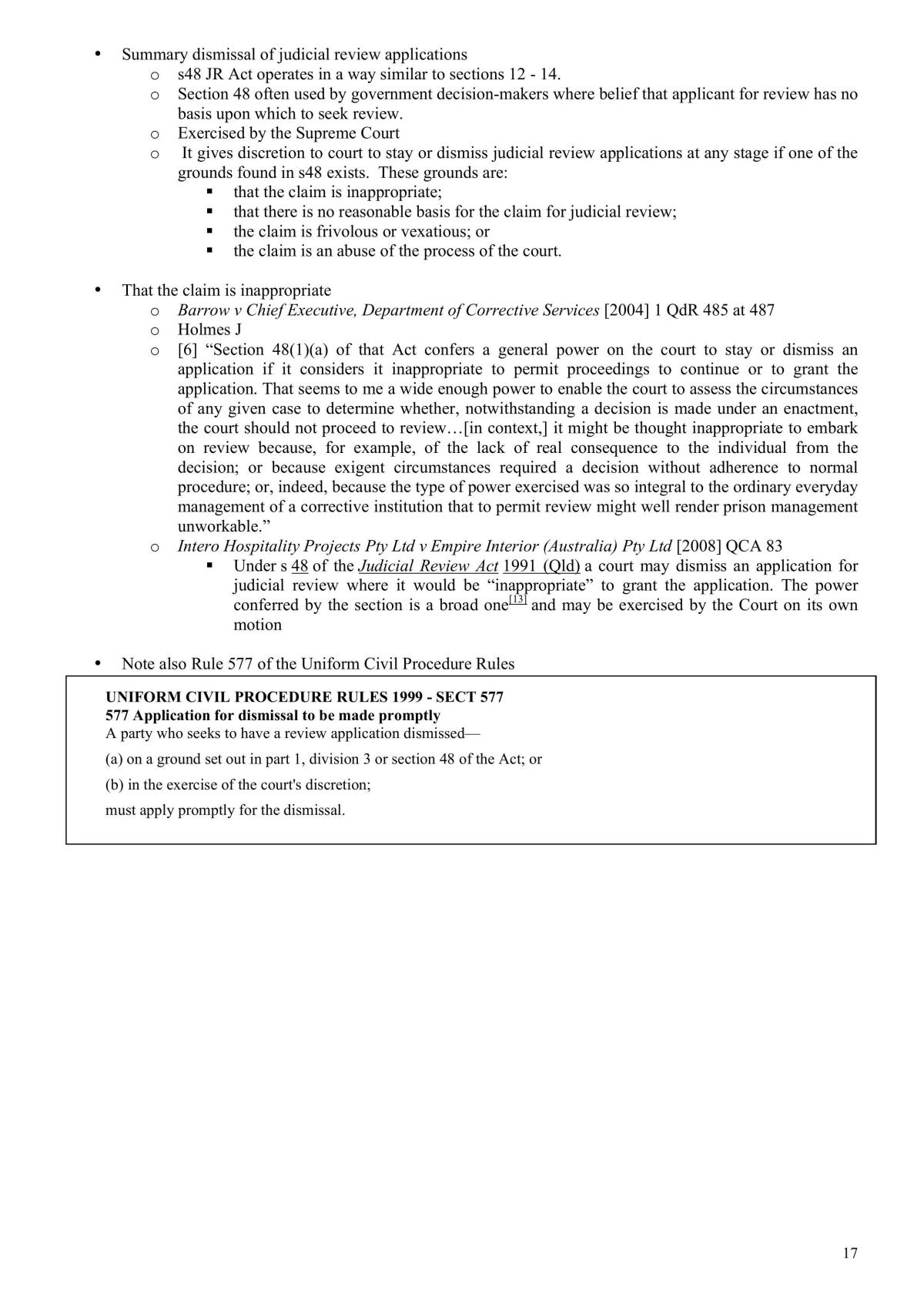 Administrative Law Notes - Page 17