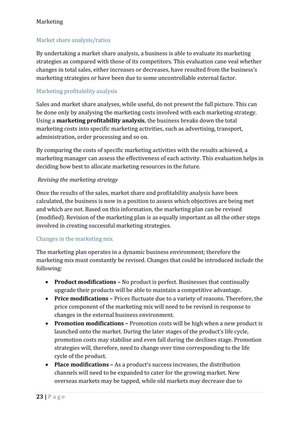 Marketing Syllabus Notes - Page 23