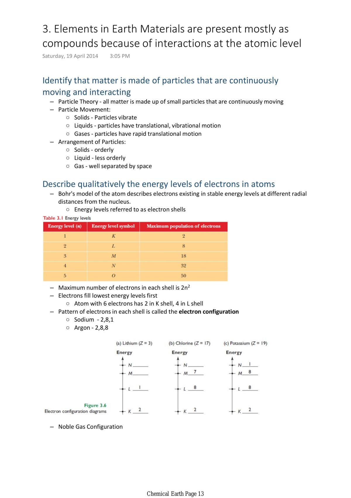 Chemical Earth Module - Page 13