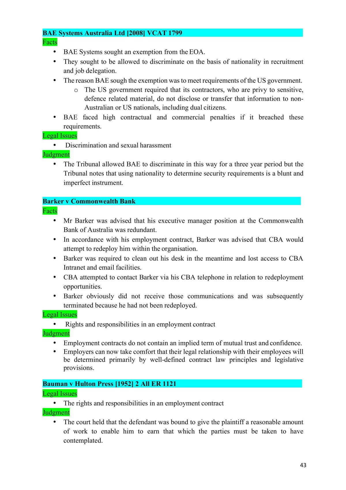MLL342 Exam Notes for 2015 - Page 43