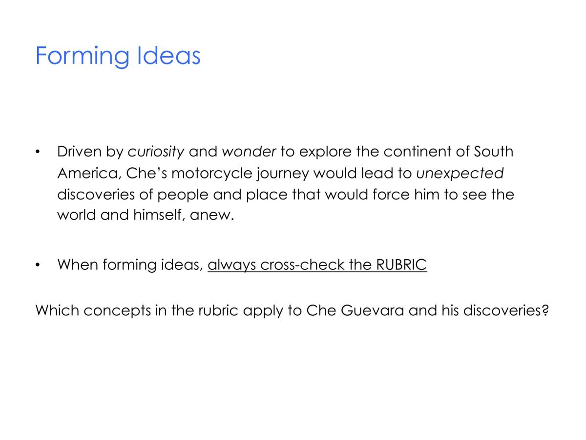Concise Study Notes on Discovery and The Motorcycle Diaries  - Page 10