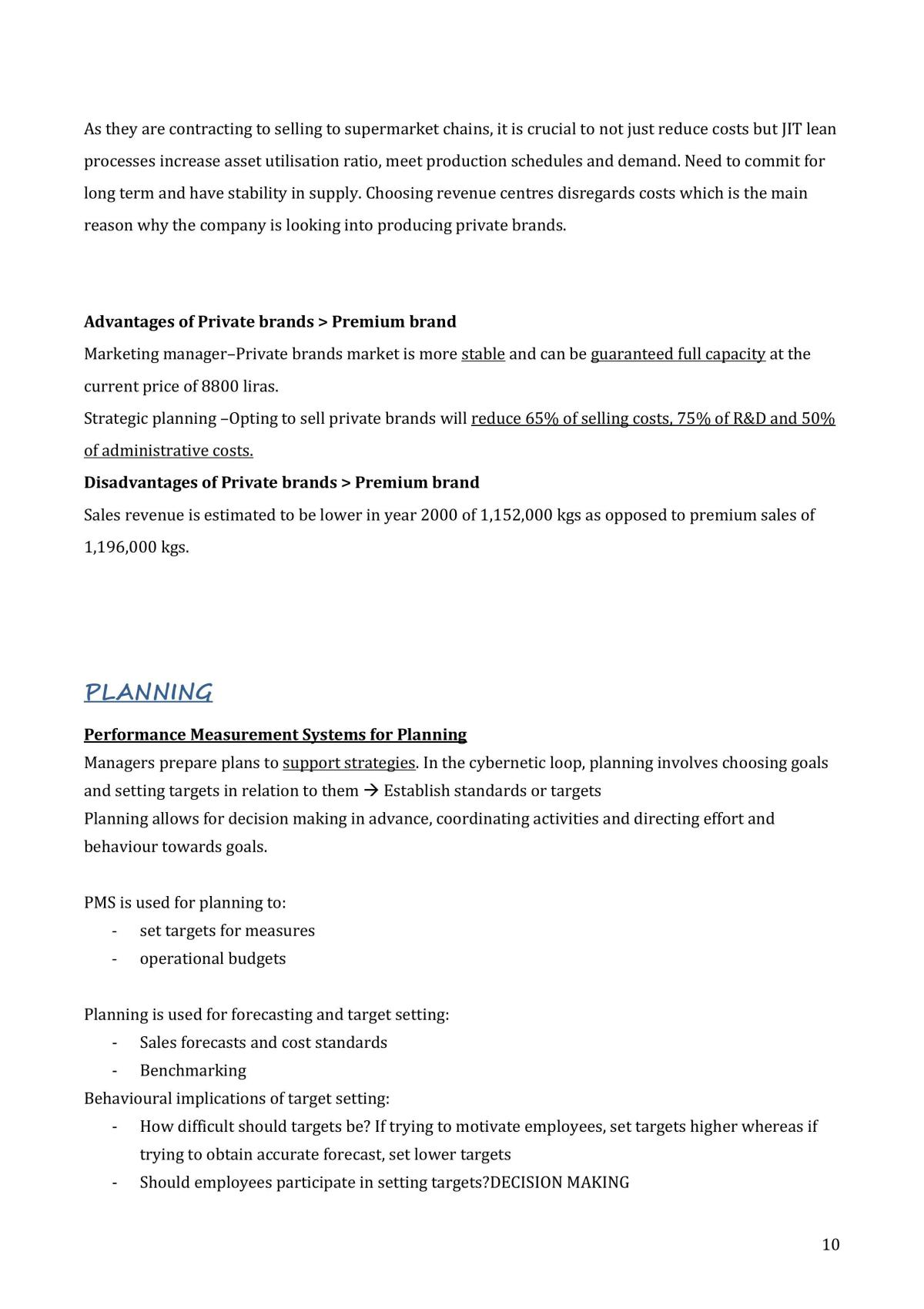 Management Decision Control Notes - Page 10