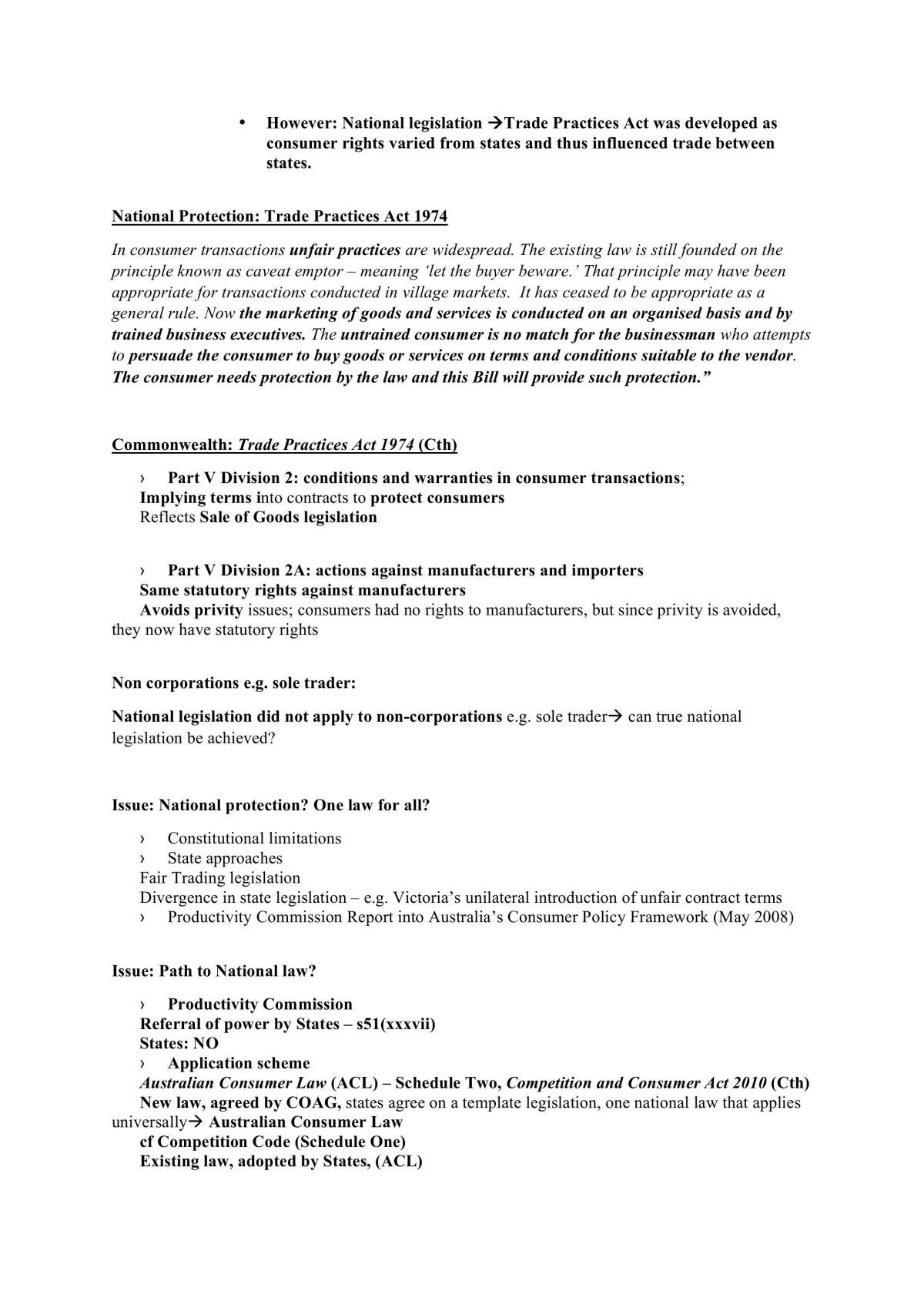 CLAW1001 Full Course Notes - Page 19
