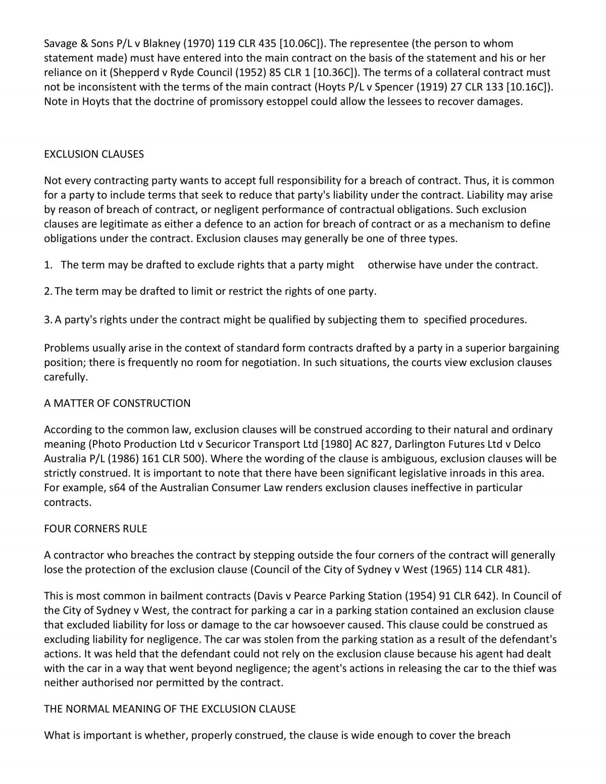 Contract Law Notes - Page 13
