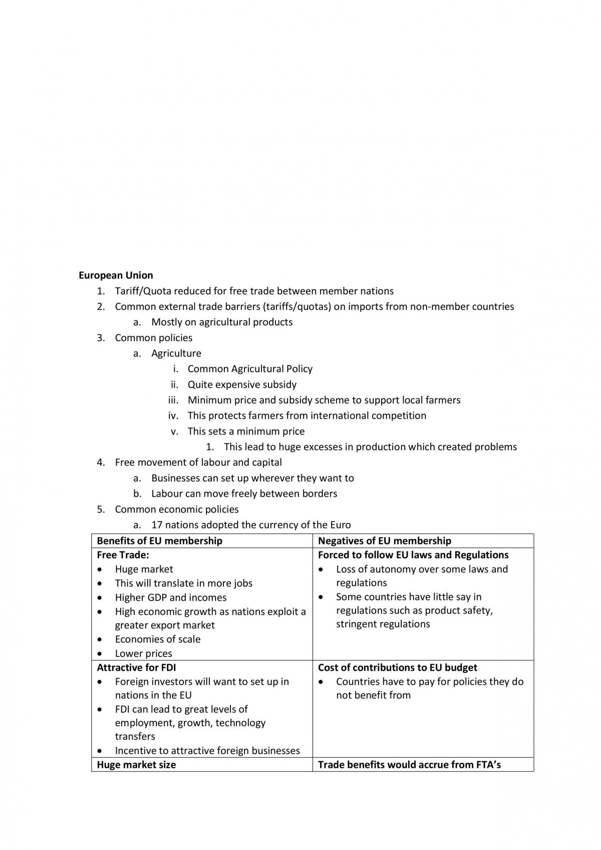 The Global Economy Study Notes - Page 18