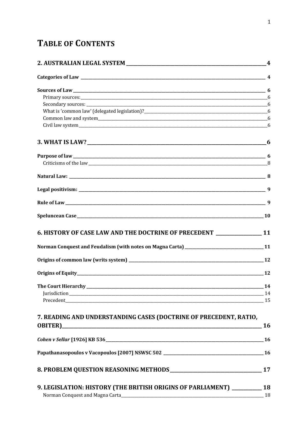 Foundations of Law HD Notes - Page 2