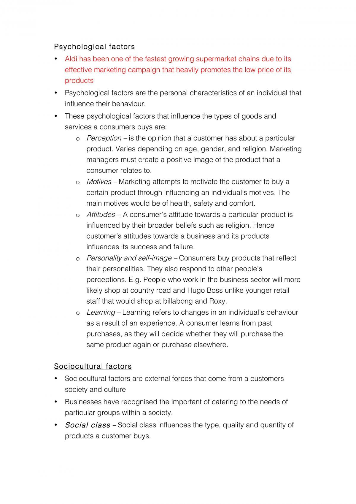 Full Business Studies HSC Notes - Page 54