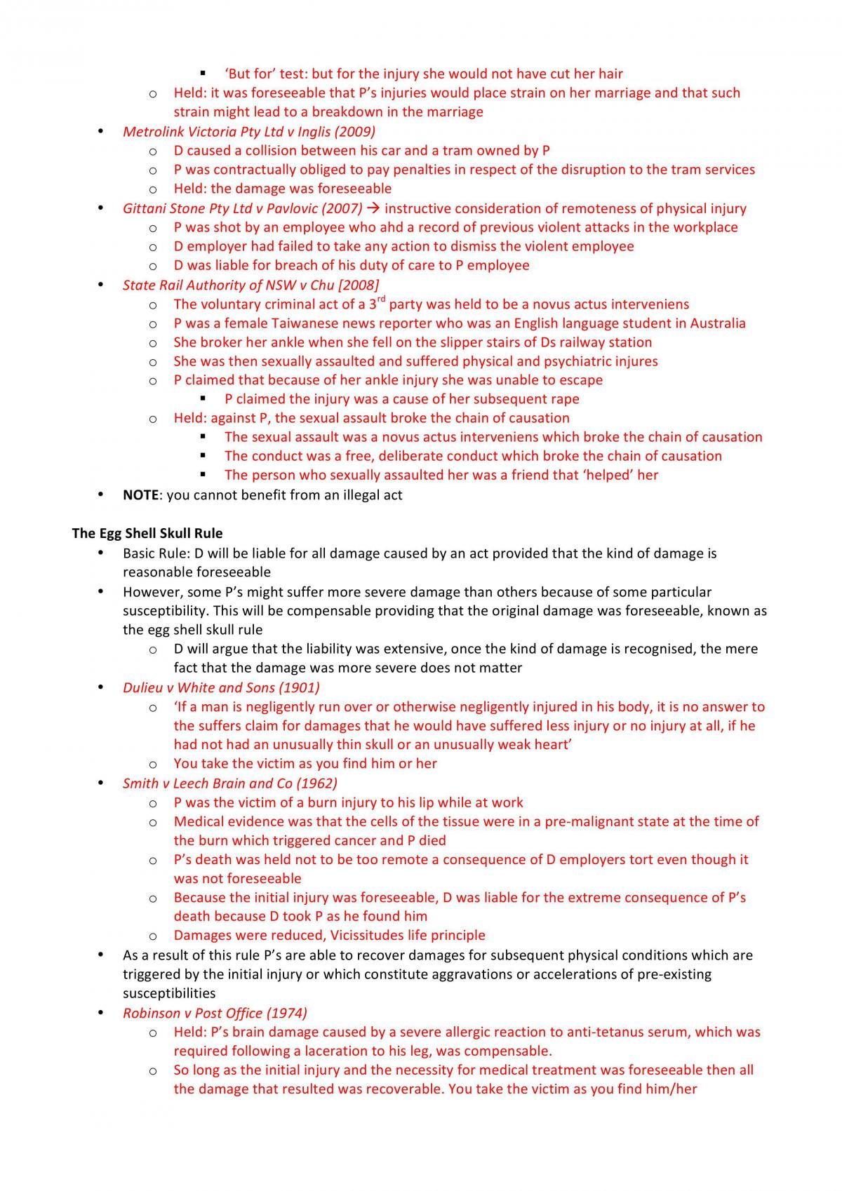 Torts Notes - Page 50