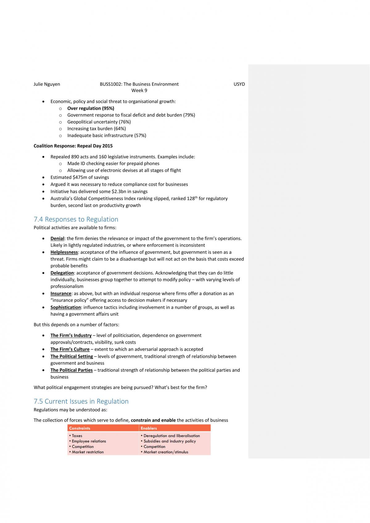 BUSS1002 Notes - Page 24