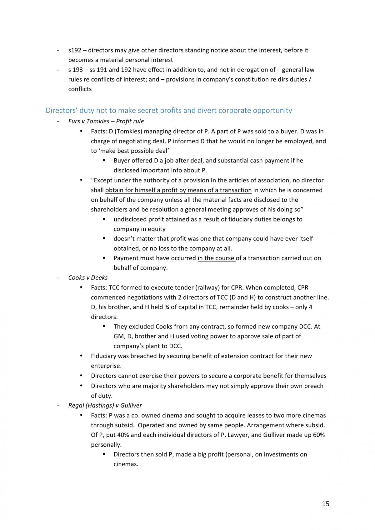 Corporate Law Notes - Page 15