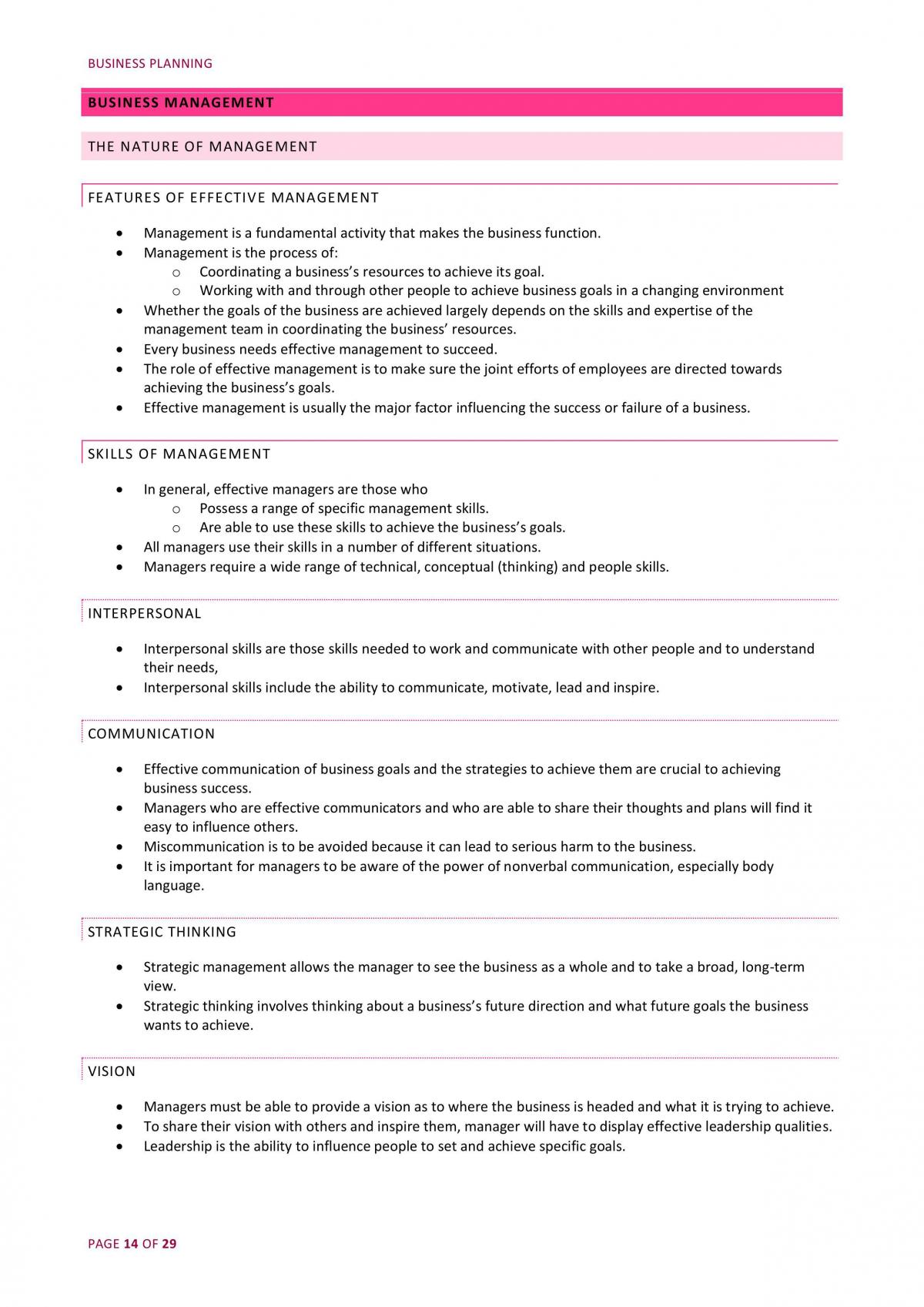 Business Studies Preliminary Notes - Page 15