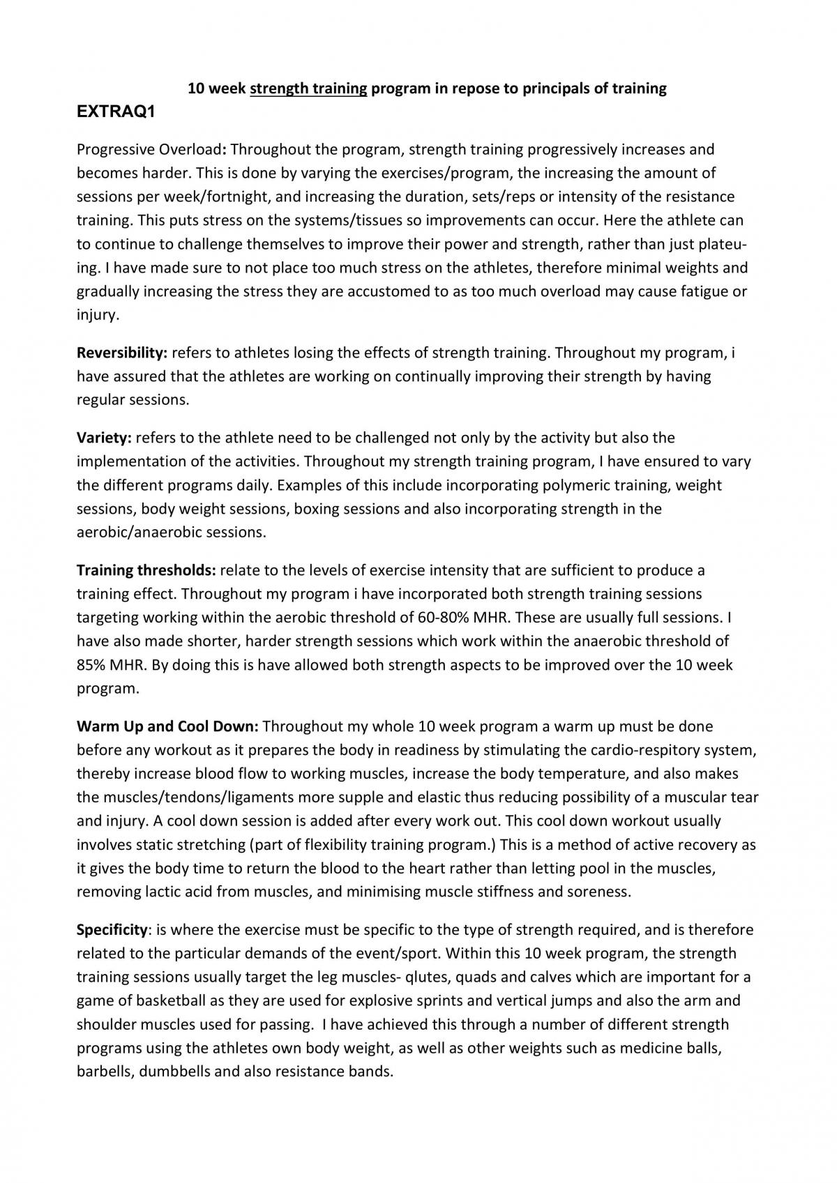 Assignment on Core 2 - Types of Training - Page 12