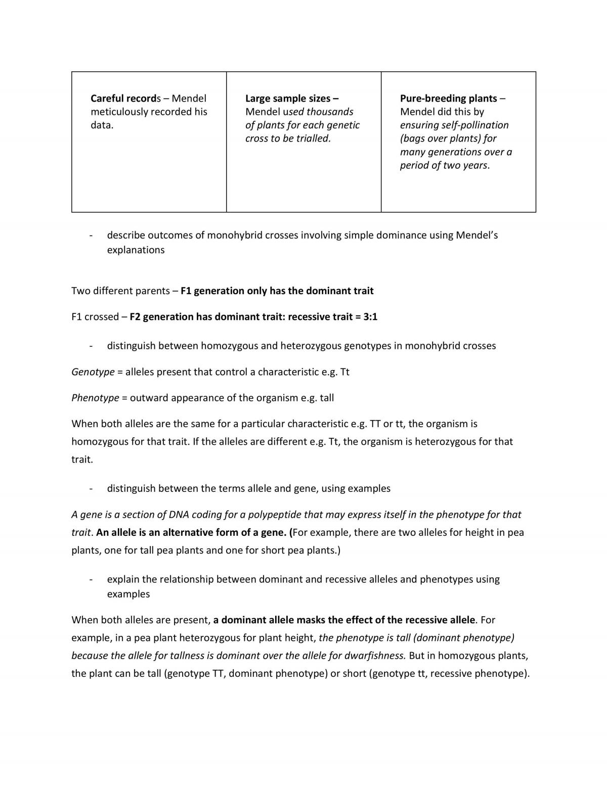 Blueprint of Life Notes  - Page 10