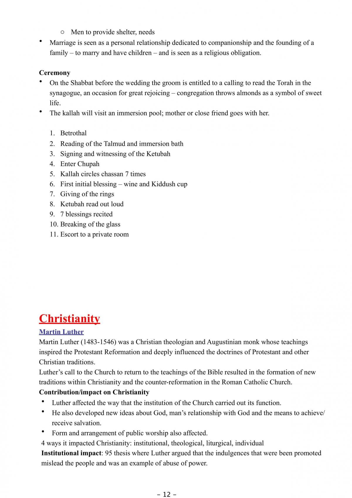 Studies of Religion 1 - Complete Study Notes - Page 12
