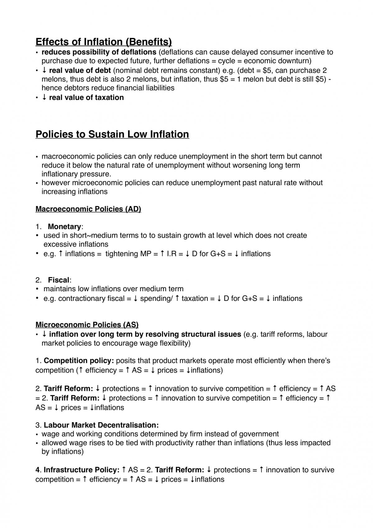 Economics Topic 3 Notes - Page 10