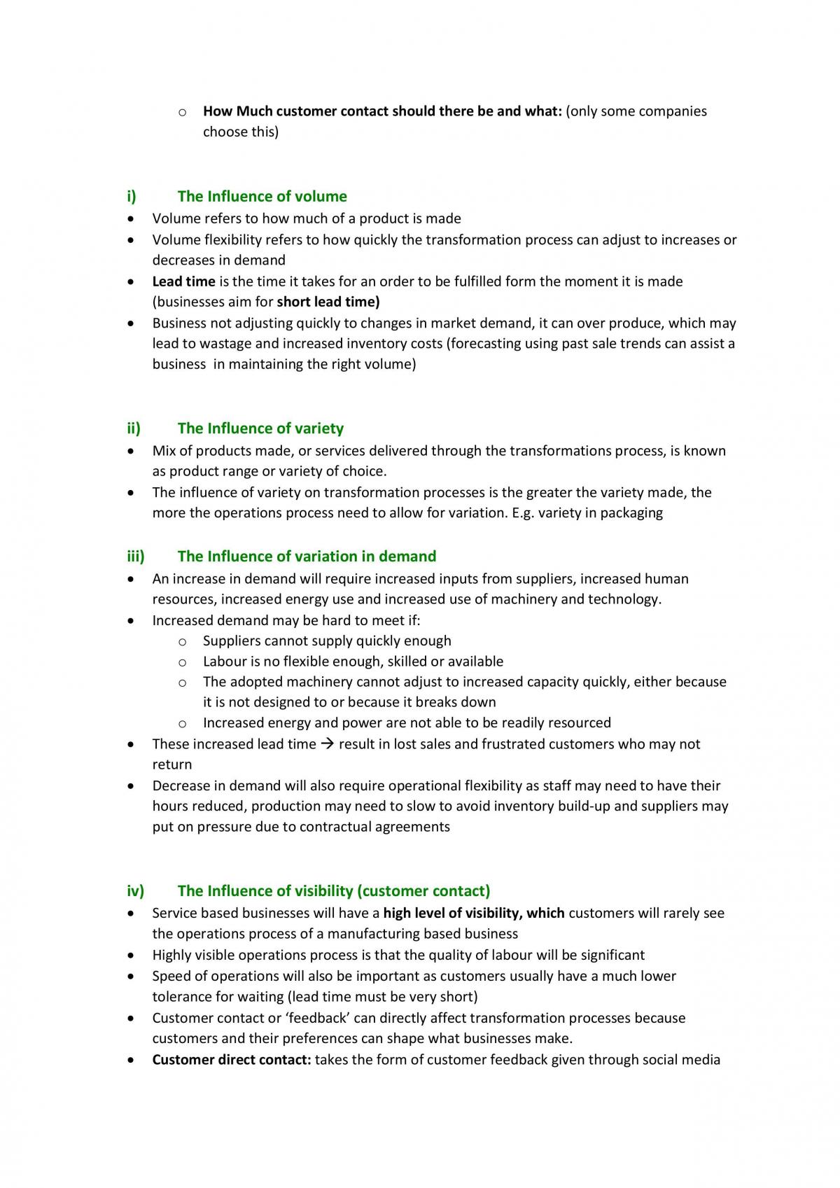 Business Studies: Operation Notes - Page 14