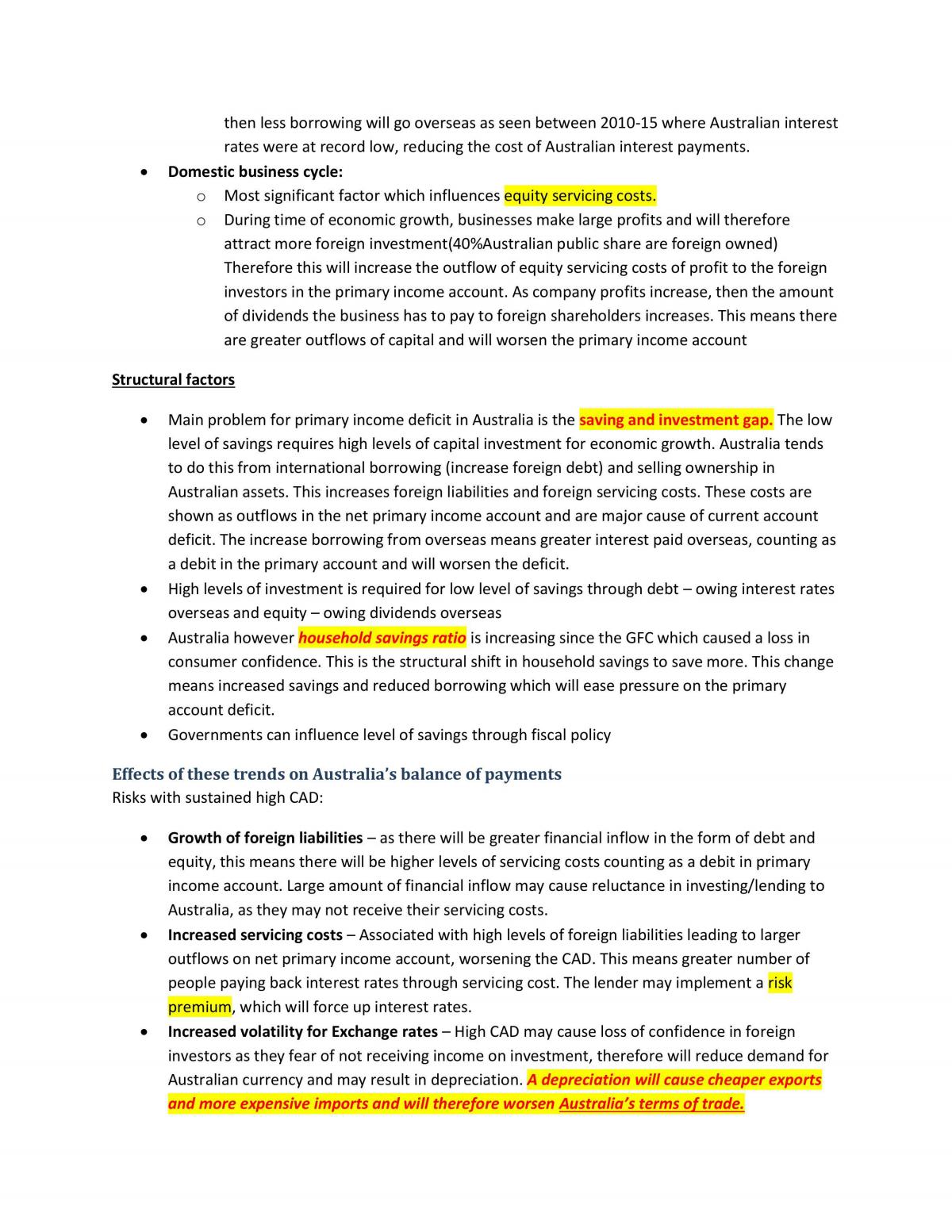 Economics Topic 2 Syllabus Notes - Page 12
