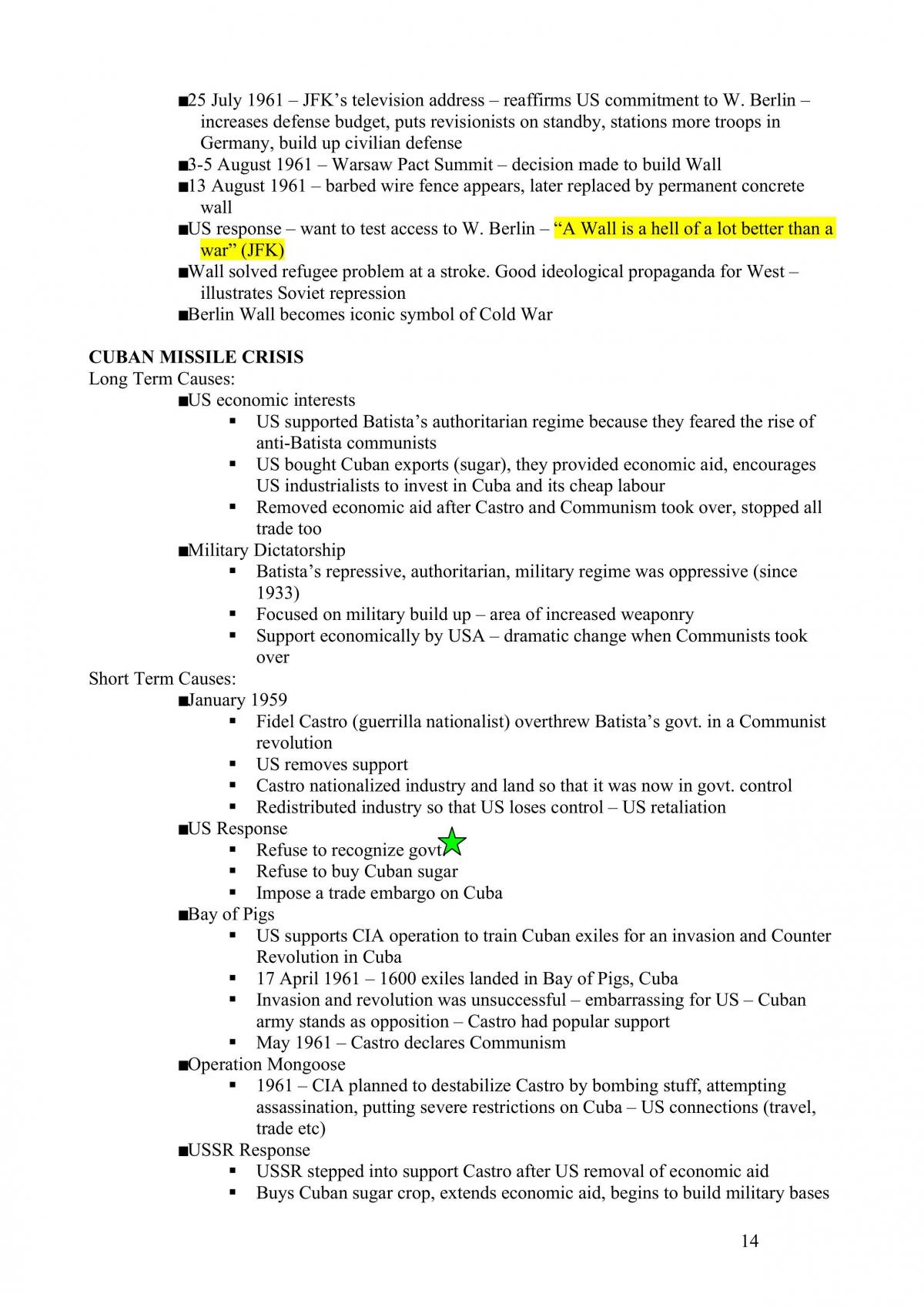 Whole Cold War Study Notes  - Page 14