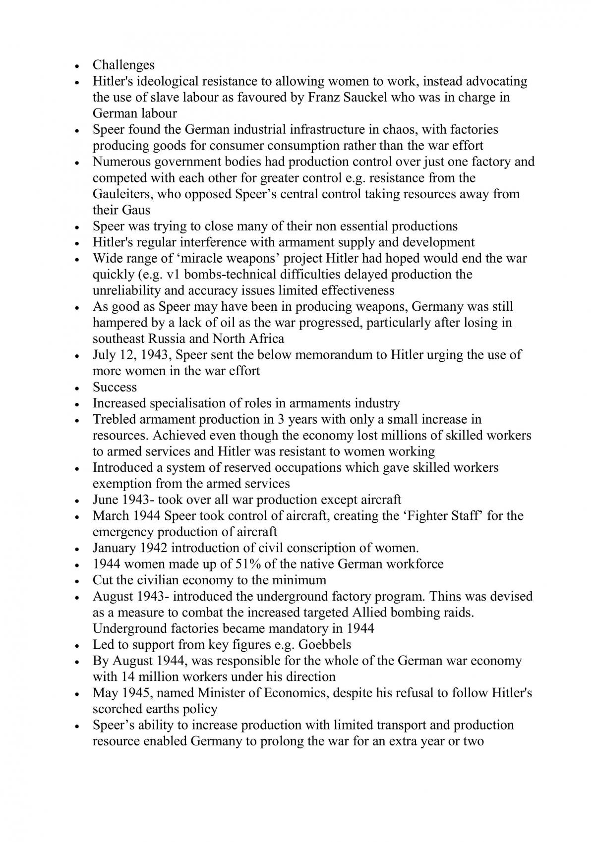 Albert Speer Full Notes  - Page 10