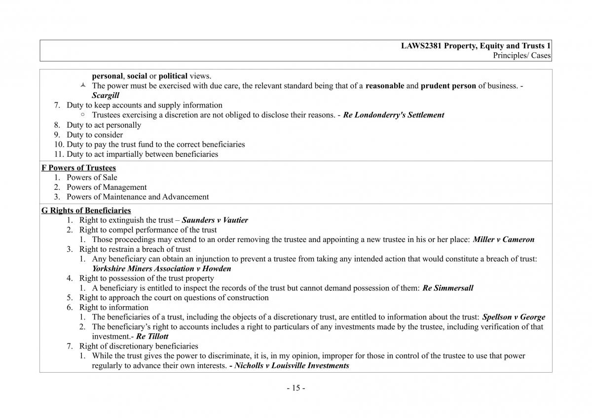 Property Law 1 Notes - Page 15