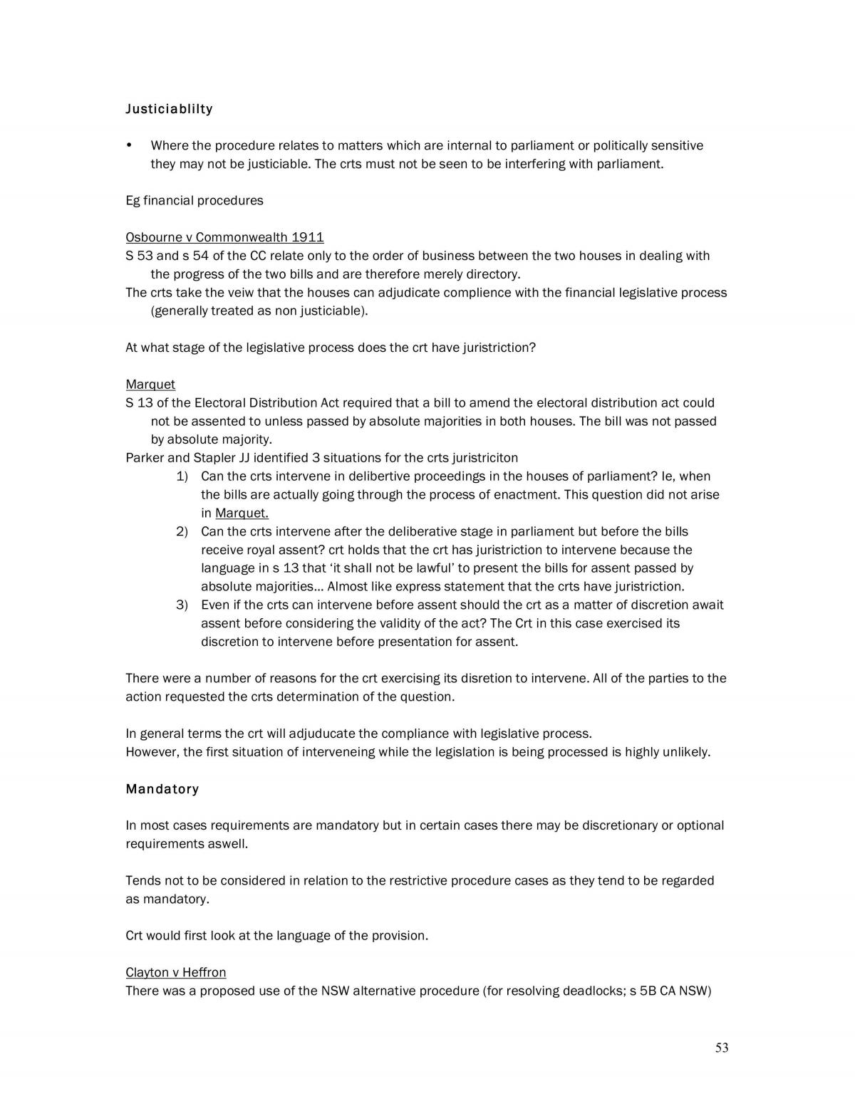 Constitutional Law Notes - Page 53