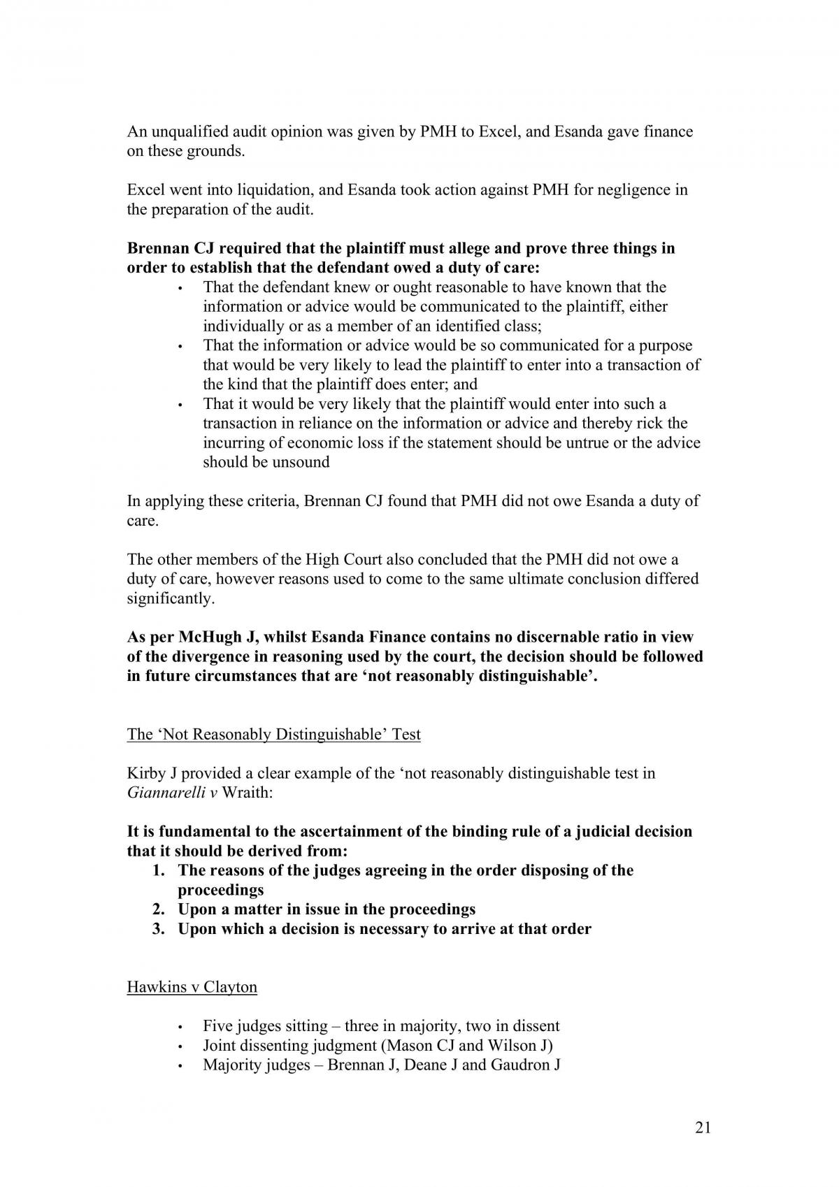 LAWS1111 Course Summary - Page 21