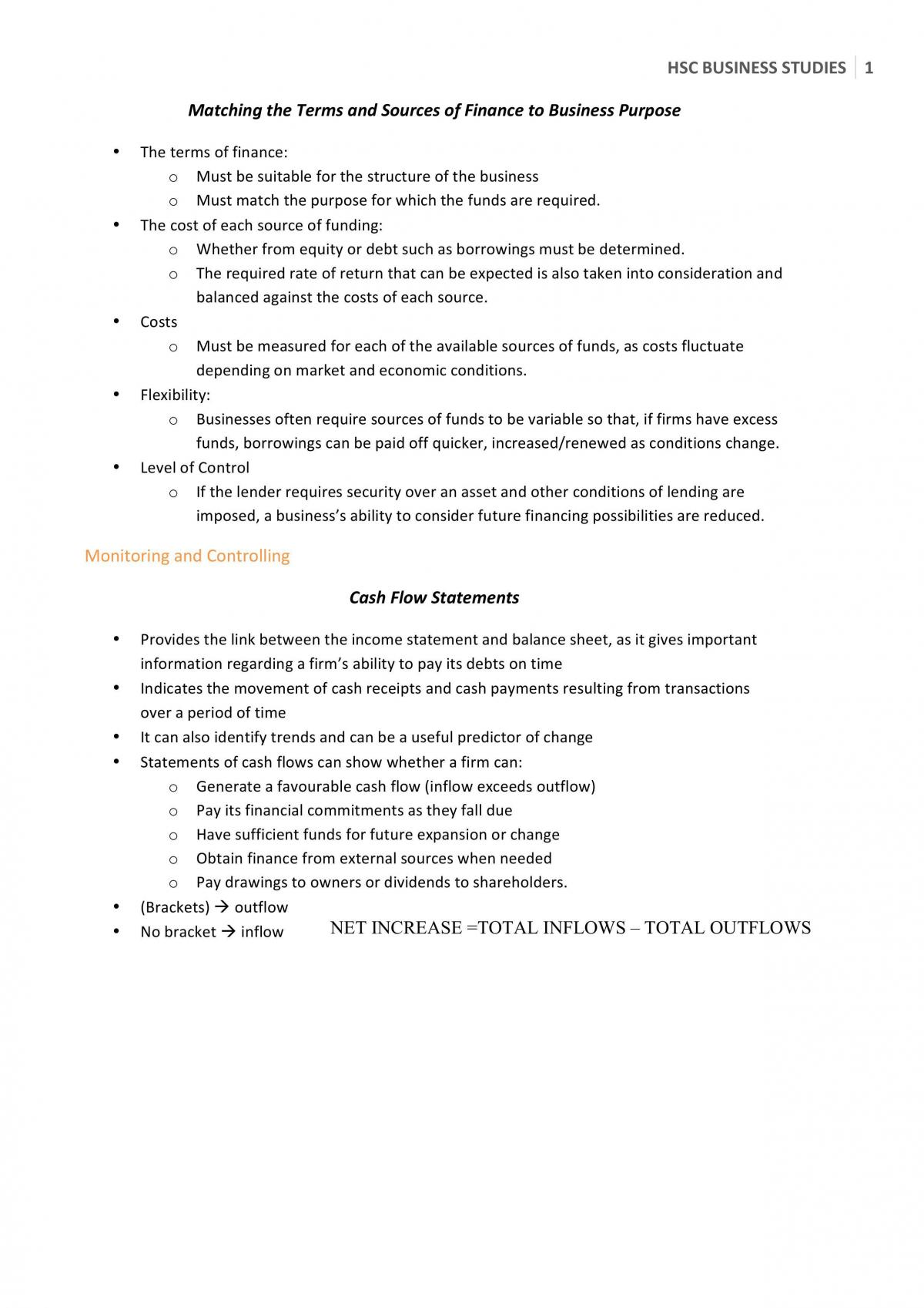 Finance Syllabus Notes - Page 11