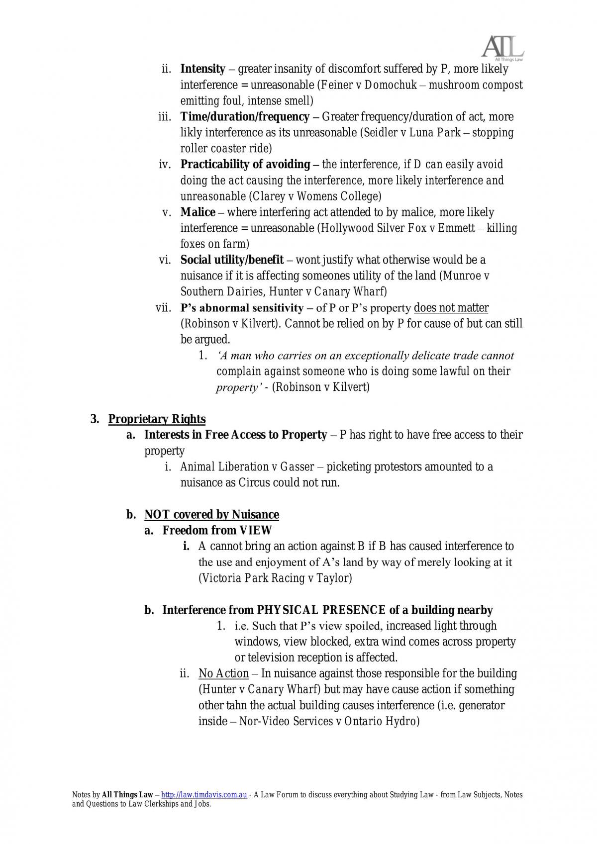 Torts Notes - Page 36