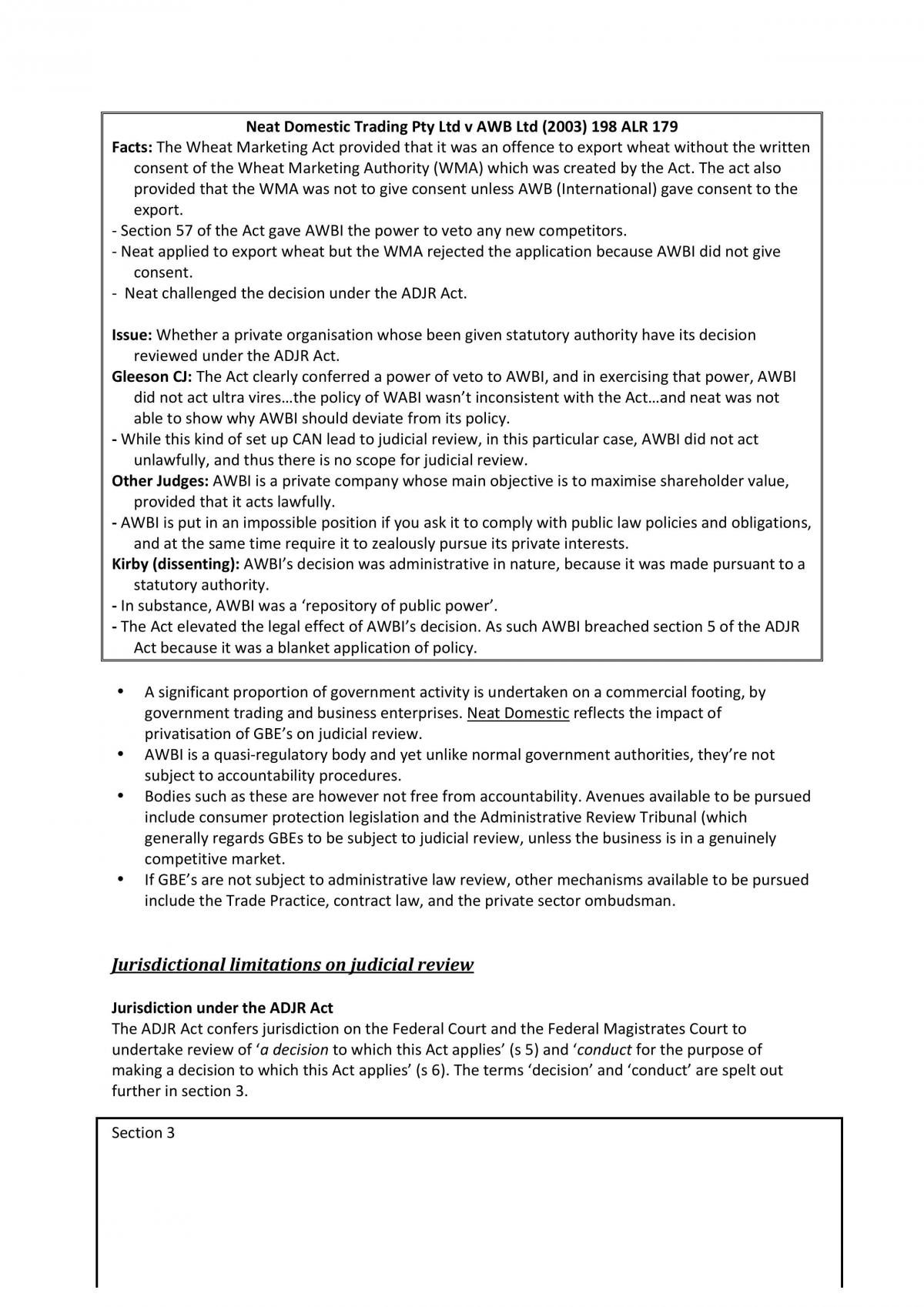 Adminstrative Law Notes - Page 50