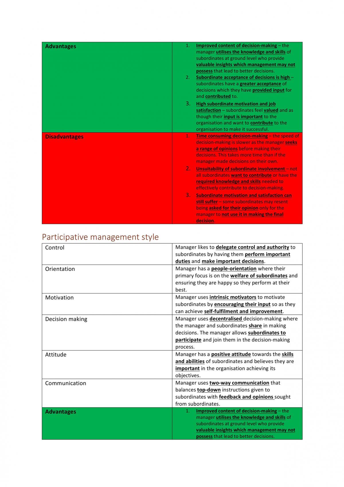 Business Management 3/4 Study Notes - Page 13