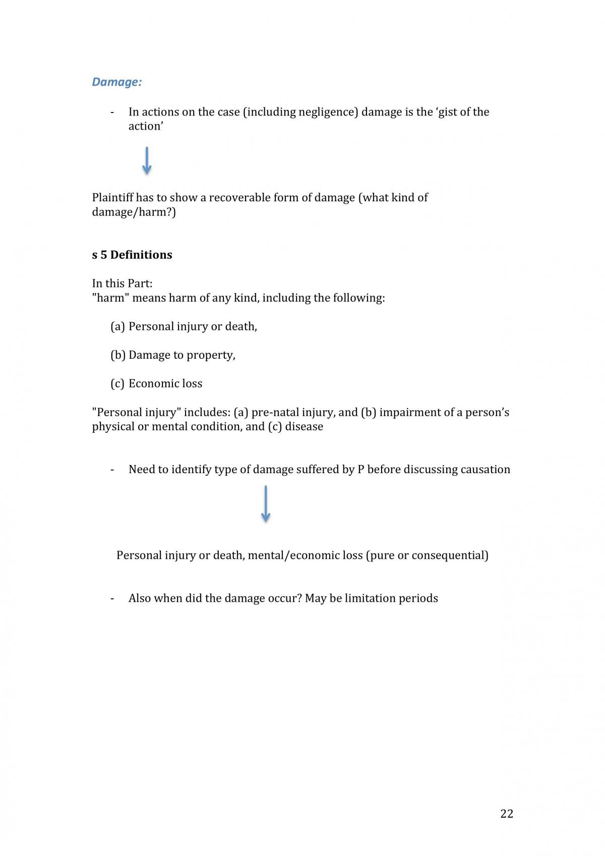 Torts Notes - 2016 - Page 22