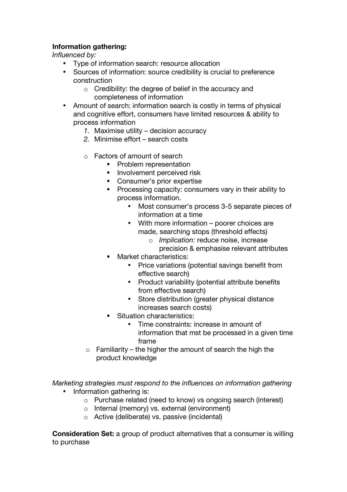 MARK2051 notes Consumer Behaviour - Page 10